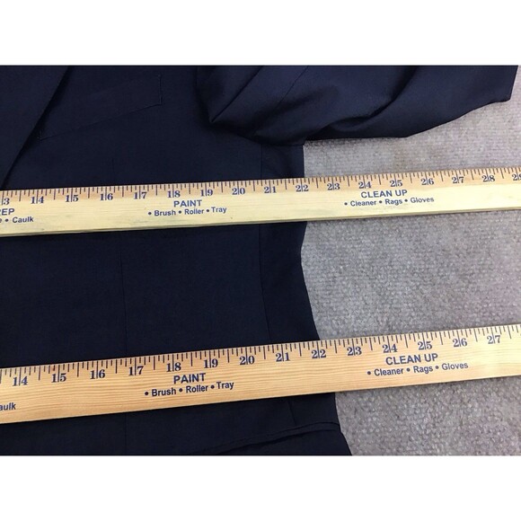 Lauren Ralph Lauren Vtg Blazer Men's 42R Navy Blue Wool Gold Buttons Sport Coat - Picture 11 of 16